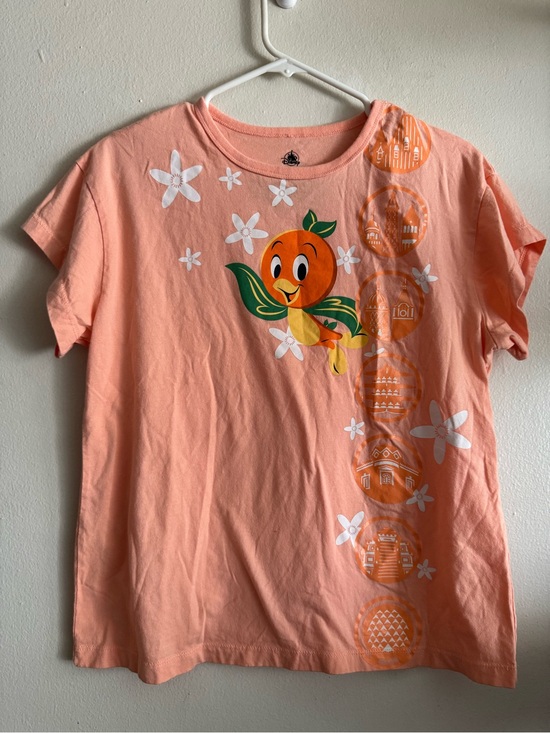 Disney Tops - Disney Flower & Garden 2024 Tee with Orange Bird